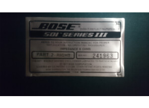 Bose 501 Serie III