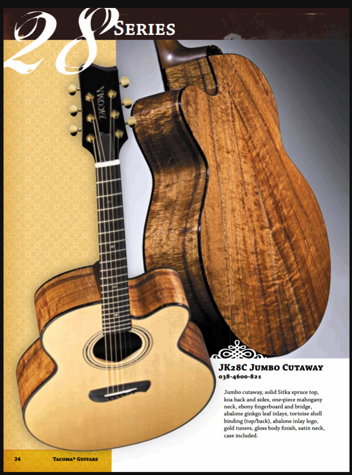 Tacoma Guitars JK 28C