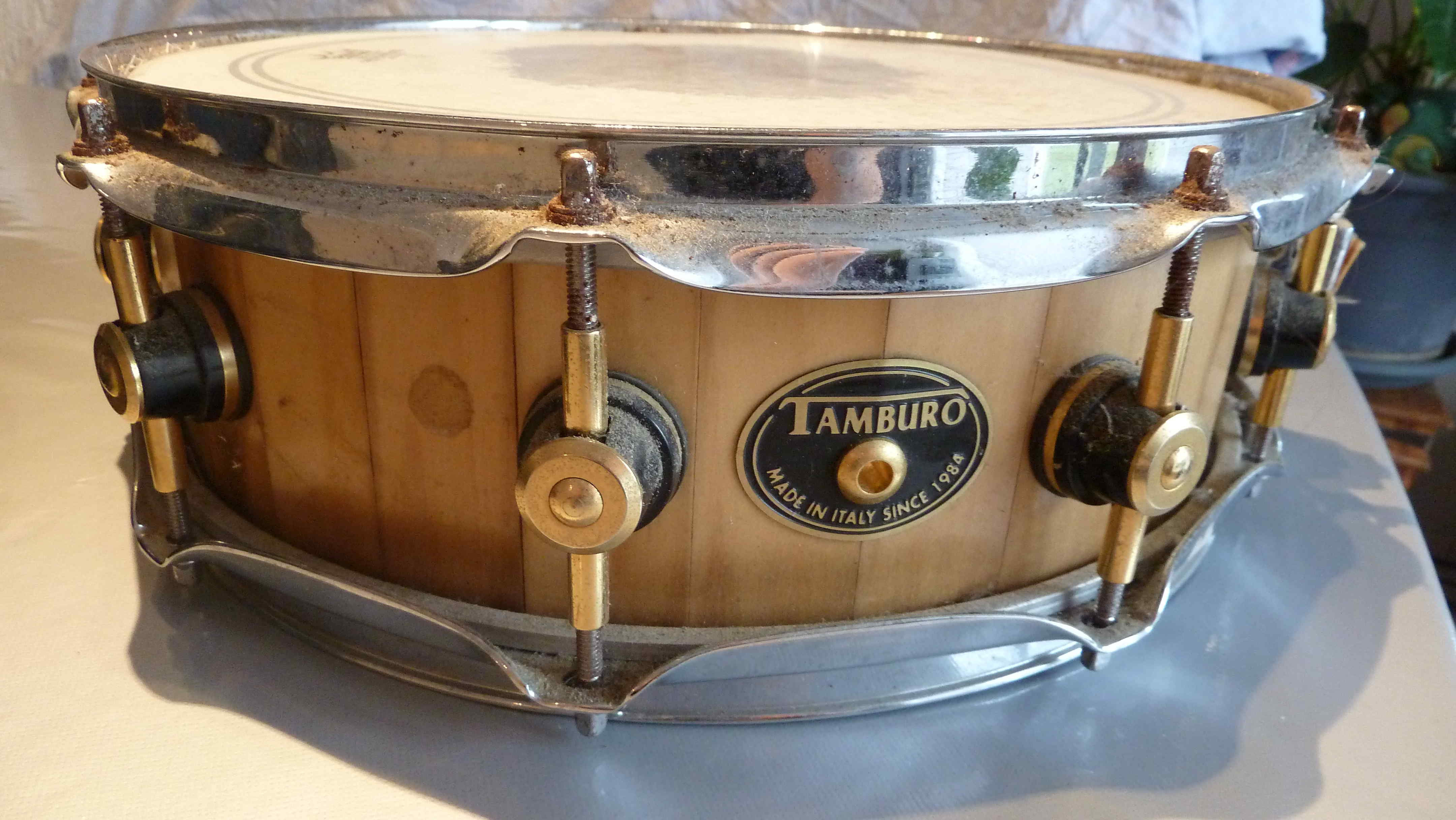 Tamburo Opera 14'' x 5'' à douves (Érable US / Bouleau de Finlande)