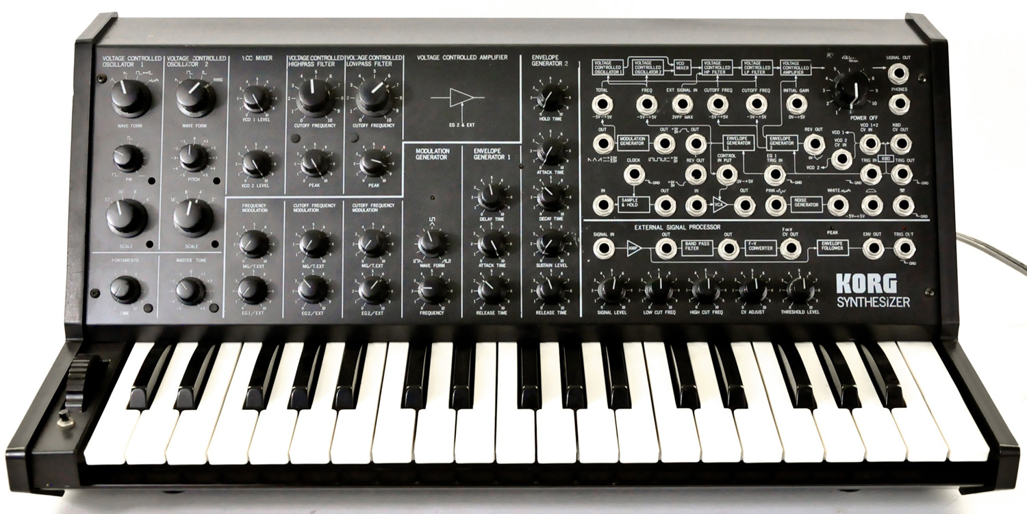 La synth&egrave;se soustractive - Korg MS-20