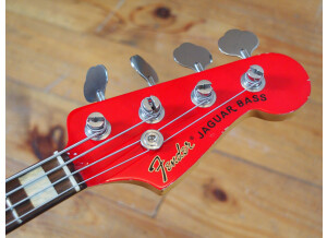 Fender Deluxe Jaguar Bass - Hot Rod Red Rosewood
