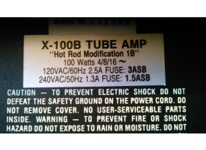 Carvin X-100 B Tube Amp (66540)