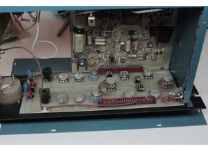 behind front panel