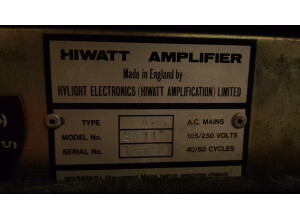 Hiwatt SA-112 Custom 50 112 Combo (82043)