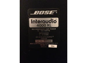 Bose xl4000 interaudio (64678)