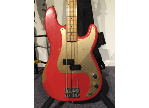 Fender Road Worn '50s Precision Bass - Fiesta Red Maple