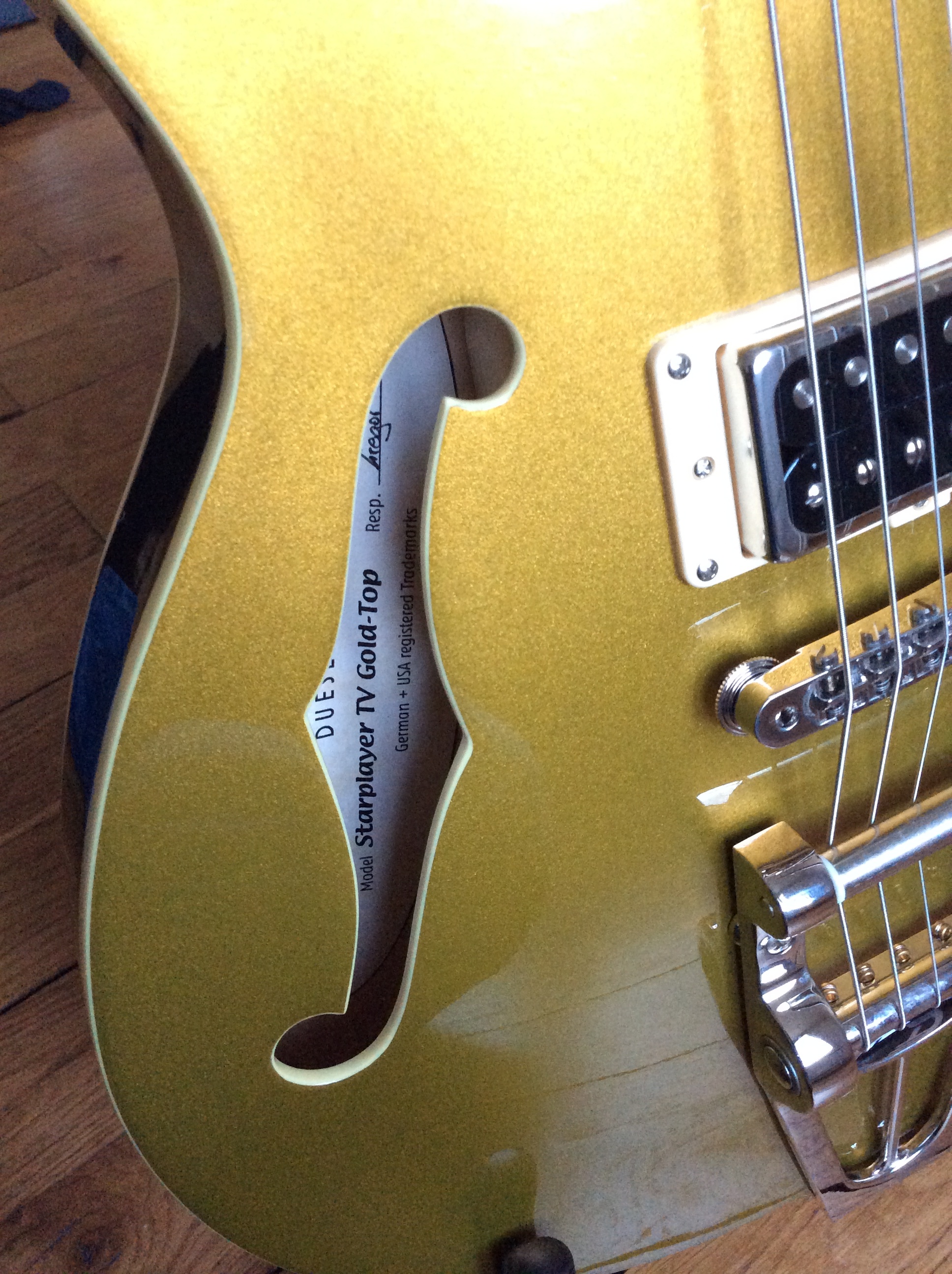 Duesenberg Starplayer TV Goldtop