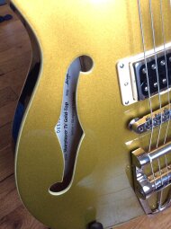 Duesenberg Starplayer TV Goldtop Duesenberg Starplayer TV Goldtop
