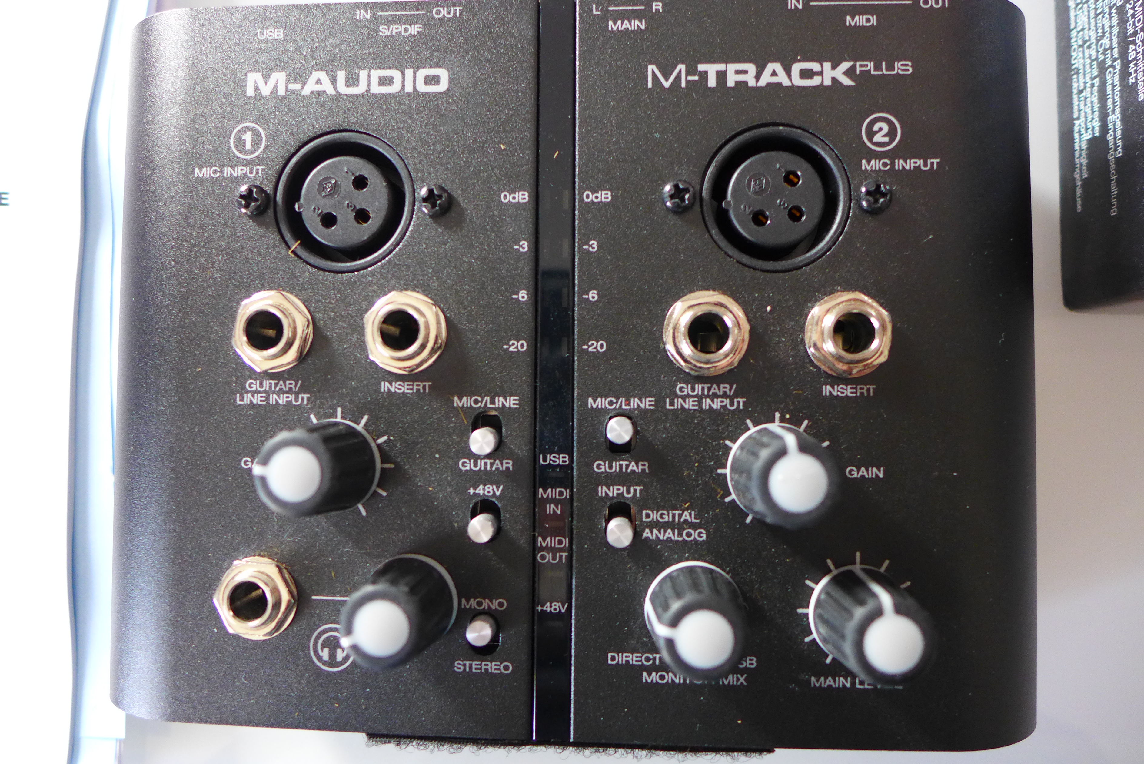 Pictures and images M-Audio M-Track Plus - Audiofanzine