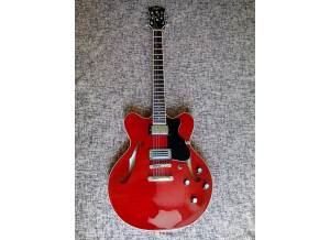 Hofner Guitars Verythin CT - Transparent Red (50136)