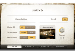 SoundSettings