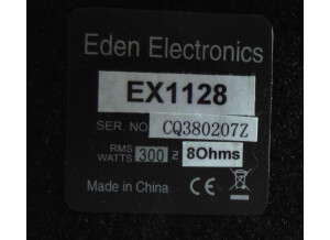 Eden Bass Amplification EX112 (28022)
