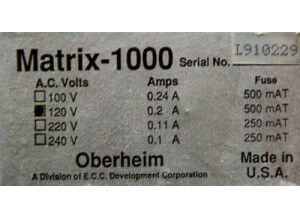 Oberheim Matrix-1000 (52937)