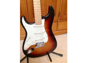 Fender American Deluxe Stratocaster LH - 3-Color Sunburst Maple