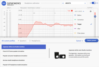 Sonarworks Headphone Calibration