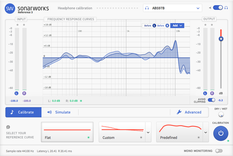 Sonarworks Headphone Calibration