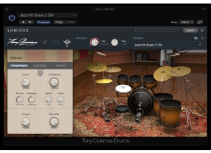 Tony Coleman Drums Effects screen