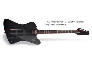 Epiphone Goth Thunderbird-IV - Pitch Black
