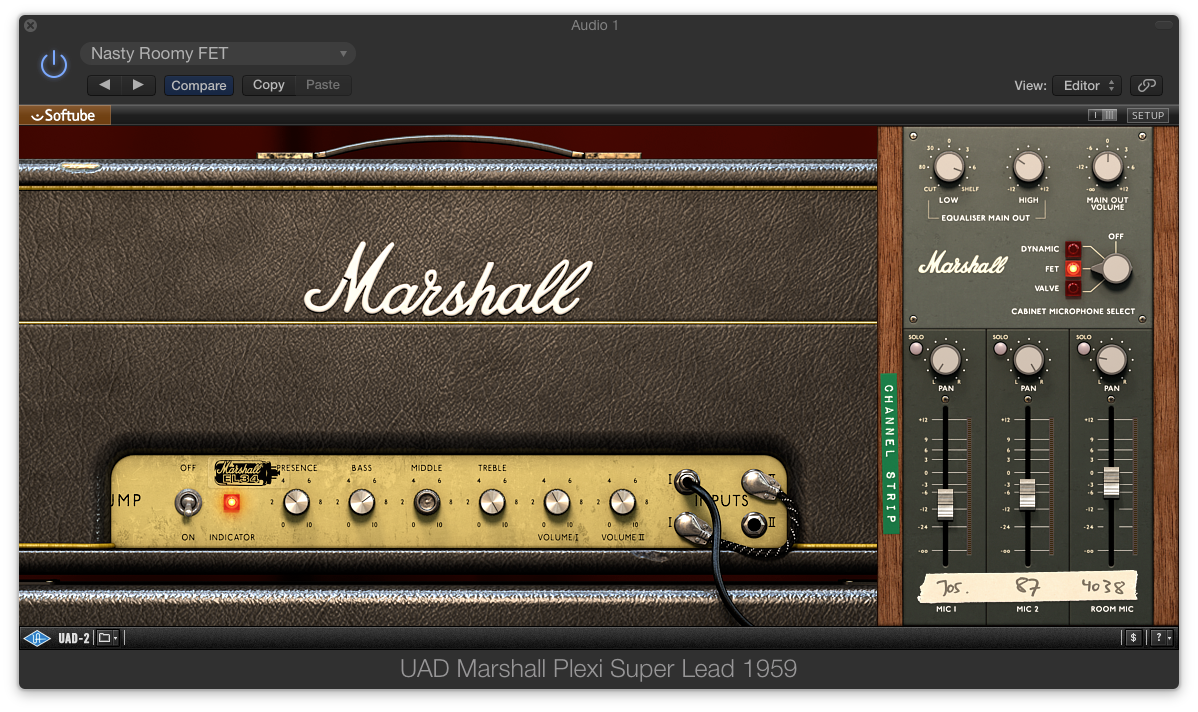 Universal Audio Softube Marshall Plexi Super Lead 1959