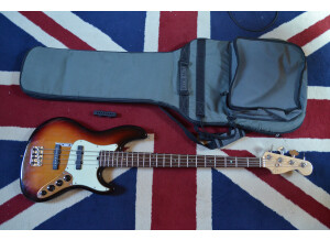 Fender jazz bass american deluxe 2009 - 3 color sunburst rosewood