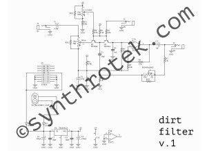 Synthrotek DIRT Filter Schematic