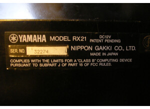 Yamaha RX21 (65731)