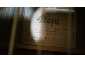 Maya (guitar) F300