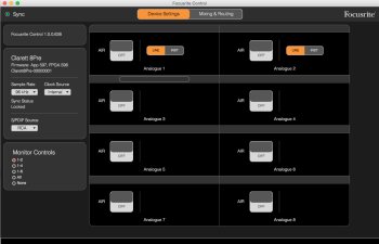 Focusrite Clarett 8Pre Focusrite Clarett 8Pre