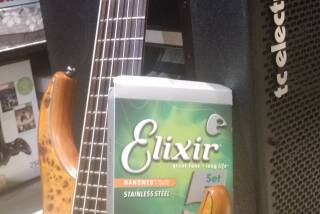 Elixir Strings Nanoweb Coating Stainless Steel Bass 4-String
