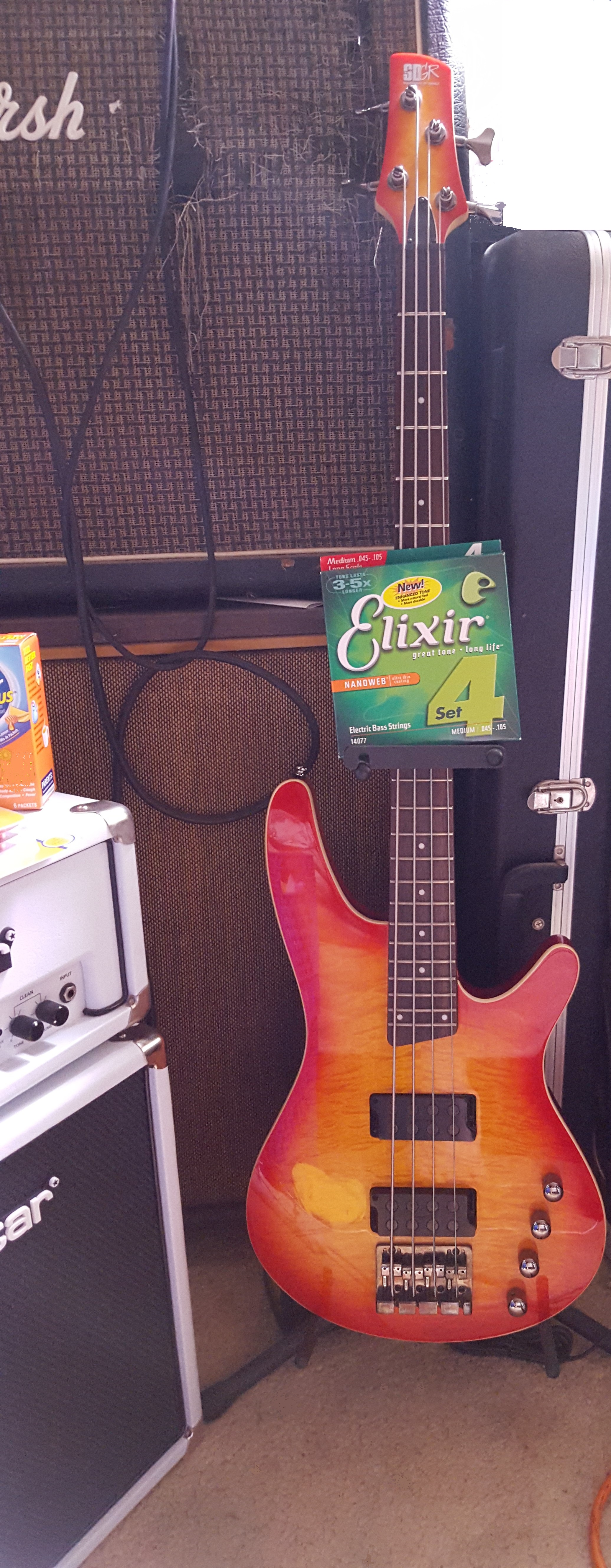 Elixir Strings Nanoweb Coating Nickel Plated Steel Bass 4-String