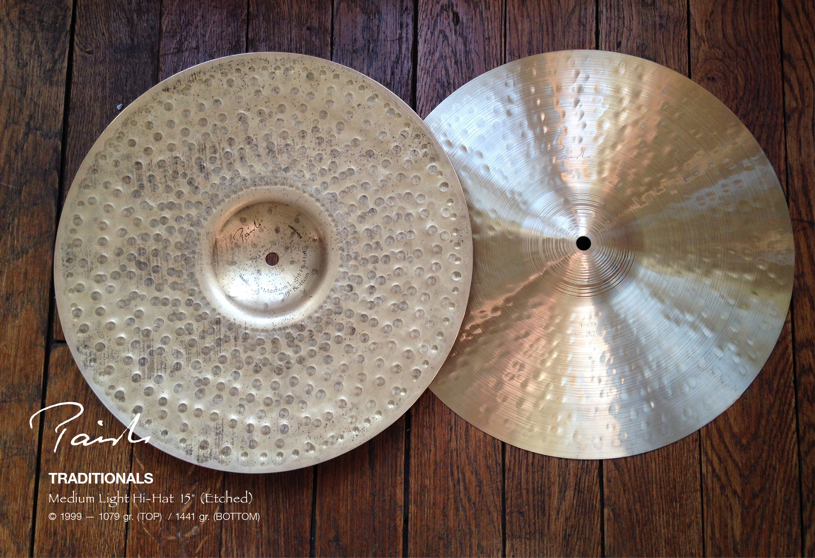 Paiste Signature Traditionals Medium Light Hi-Hat 15''