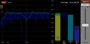Klangfreund LUFS Meter : LUFS sync Klangfreund LUFS Meter : LUFS sync