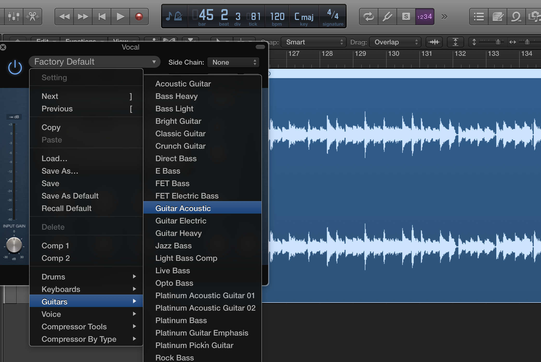 Les presets dans le mixage audio