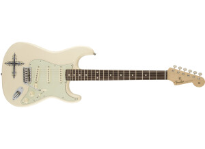 Kenny Wayne Shepard Stratocaster - Arctic White with Cross Graphic