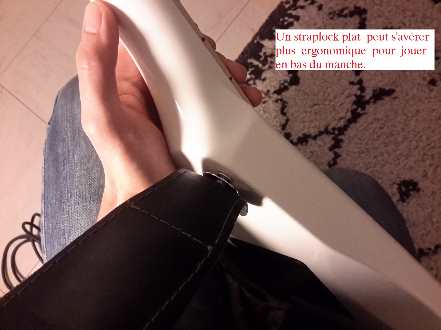 Dunlop Straplok Strap Retainers Flush Mount