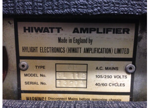 Hiwatt Custom 100 Combo (93256)