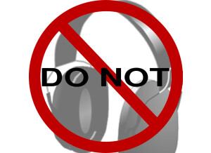 No headphones 3