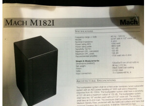 Mach Audio M182i