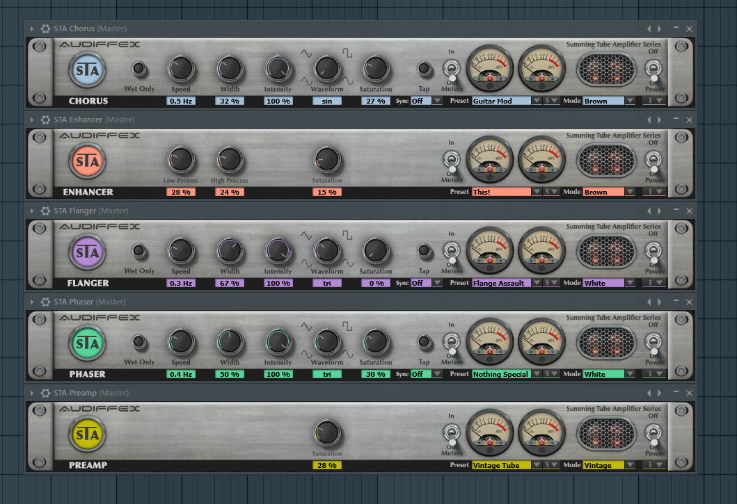 Audified STA Effects