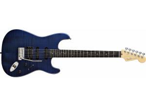 American Deluxe Stratocaster FMT HSS - Cobalt Blue Transparent