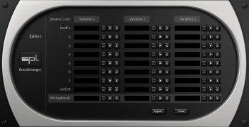 SPL DrumXchanger : Editor SPL DrumXchanger : Editor