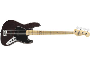 American Standard Hand Stained Ash Jazz Bass - Mahogany Stain