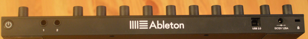 Ableton Push 2 et Live 9.5 : face arri&egrave;re