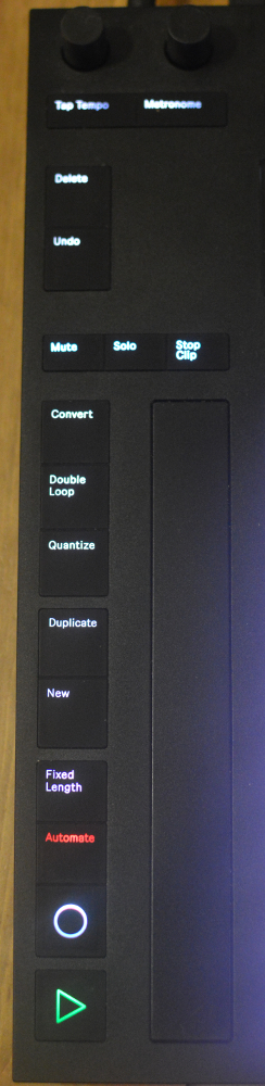 Ableton Push 2 et Live 9.5 : c&ocirc;t&eacute; gauche