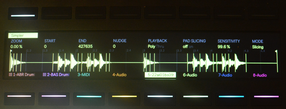 Ableton Push 2 et Live 9.5 : Slicing