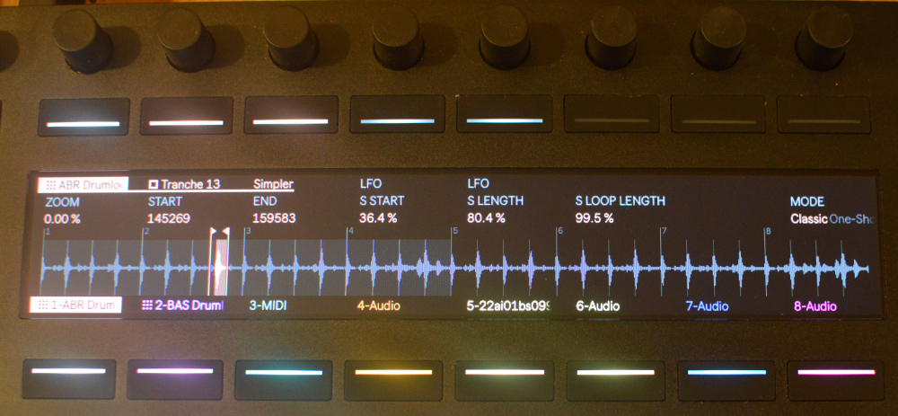 Ableton Push 2 et Live 9.5 : tranche