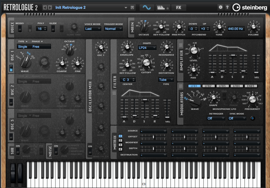 Steinberg Cubase Pro 8.5 : Retrologue 2