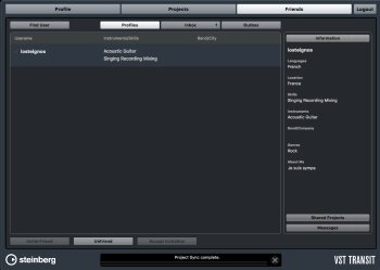 Steinberg Cubase Pro 8.5 : VST Transit Friends Steinberg Cubase Pro 8.5 : VST Transit Friends