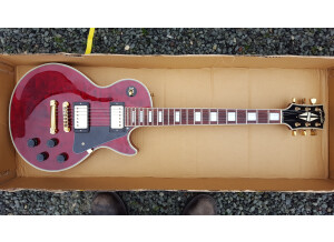 Orville les paul custom wine red quilted