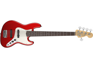 American Standard Jazz Bass V - Mystic Red